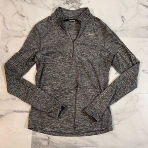 🩶Nike🩶 Gray Quarter-Zip Pullover